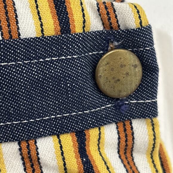 Toddler Overalls By Health Tex Stantogs Demin Stripes Vintage USA Size 4 - Picture 5 of 8